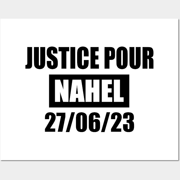 JUSTICE POUR NAHEL Wall Art by Milaino